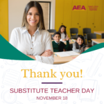 Nov 18 Substitute Teacher Day