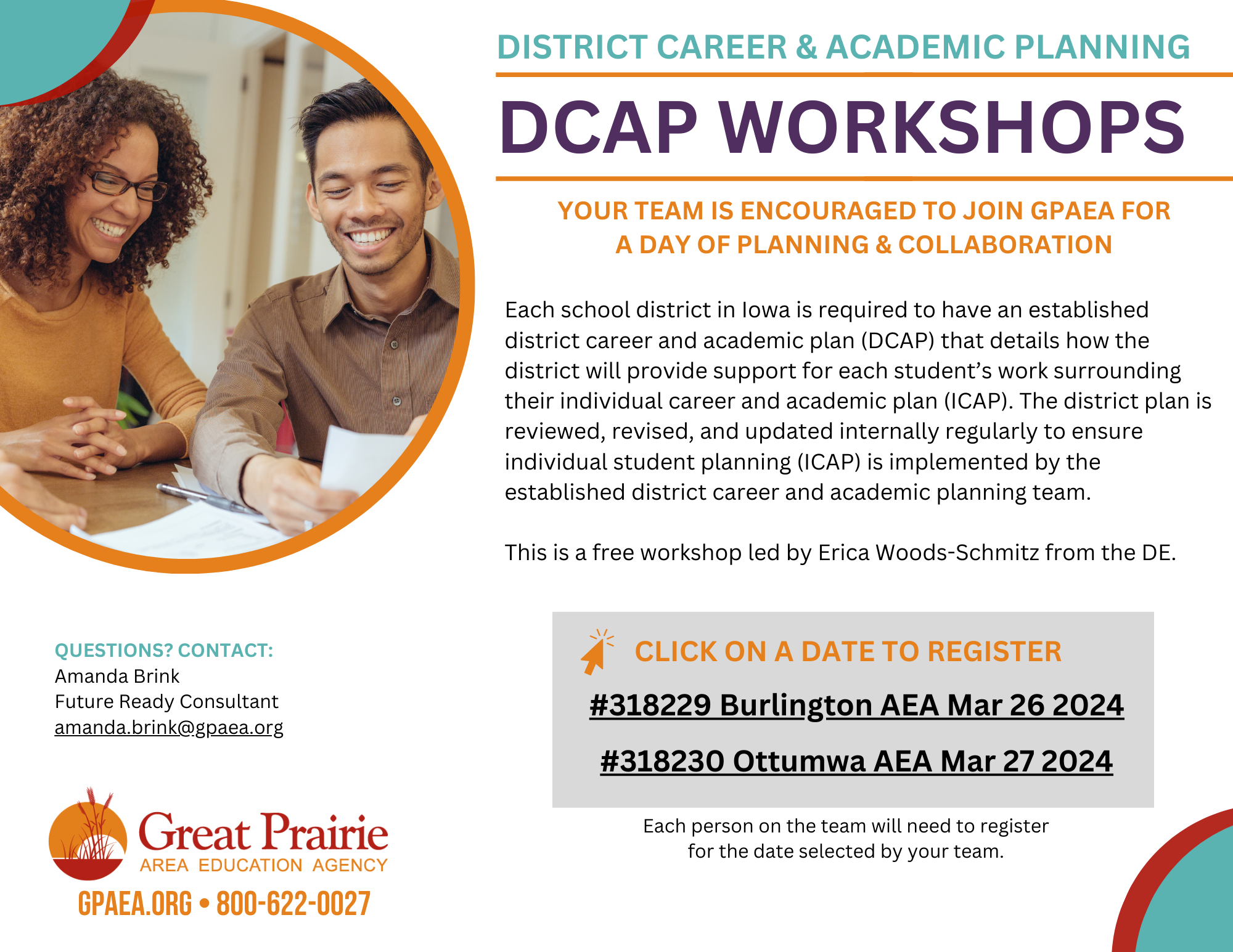 February Future Ready Spotlight: DCAP - Great Prairie AEA